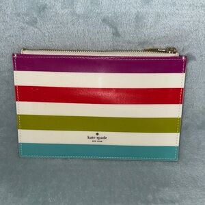 kate spade Candy Stripe Pencil Pouch